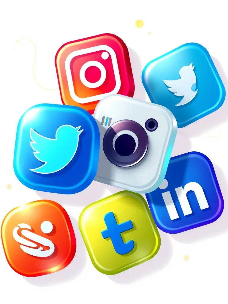 An image depicting various social media platforms with engaging posts and high interaction rates, showcasing Is It Marketing's social media management skills.